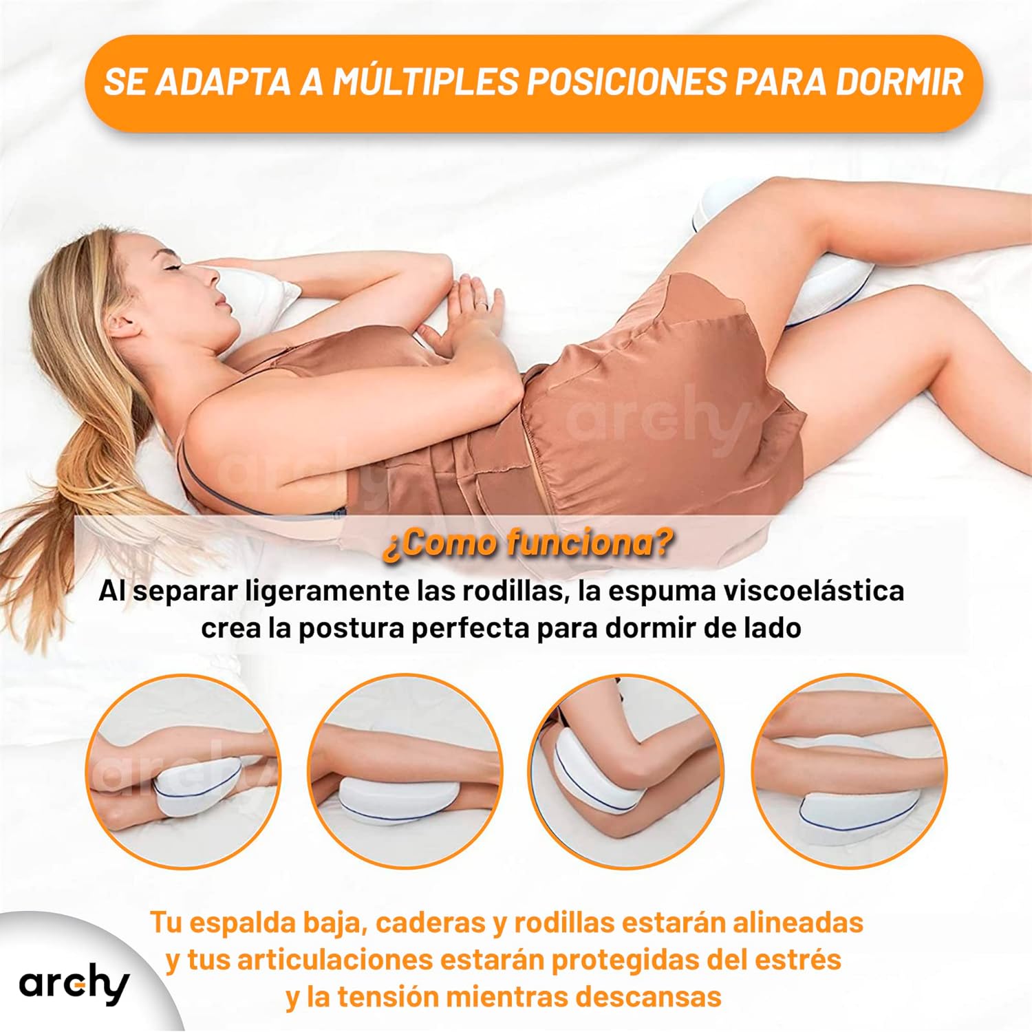 Miniatura 9 de Combo Almohadas Entre pierna + Spa 3D